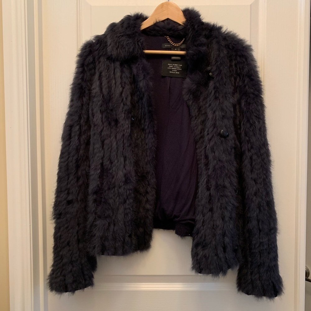 Marc by Marc Jacobs Real Rabbit Fur Jacket